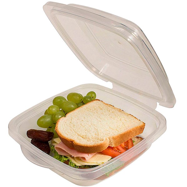Porta lanche transparente, 00ES42-01, São Bernardo - PT 1 UN Porta lanche transparente, 00ES42-01, São Bernardo - PT 1 UN