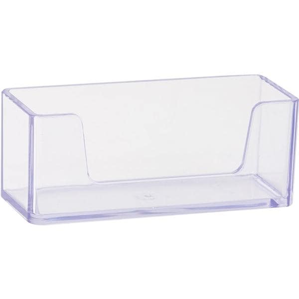 Porta cartão de visita de mesa cristal 10330050 Maxcril CX 1 UN