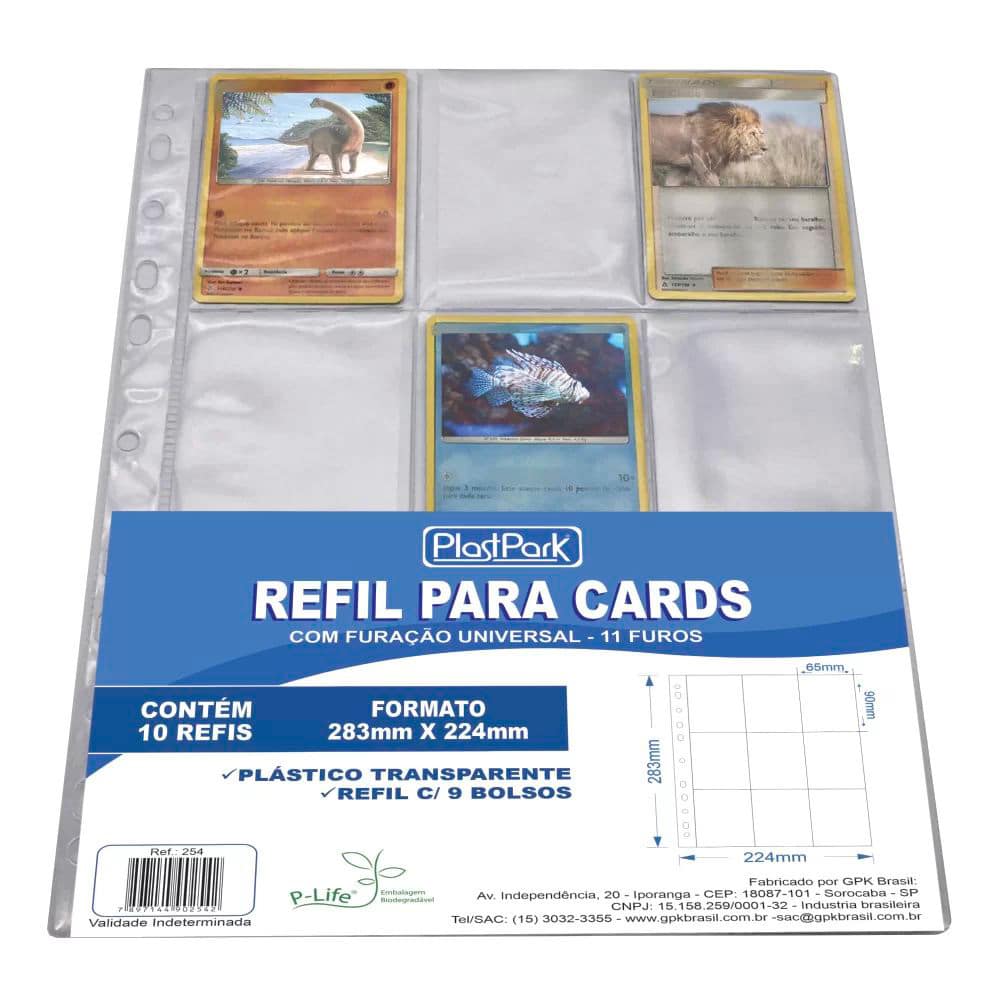 Transparente plástico rígido Card Sleeves, Cartão de proteção