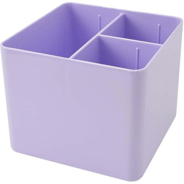 Organizador de mesa lilás pastel com 3 divisórias 3020.LP.00 Dello 1 UN