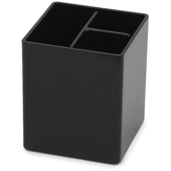 Organizador de mesa modular com divisória, Preto, 10330103, Waleu - PT 1 UN