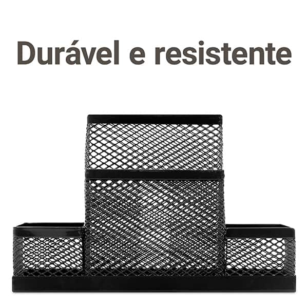 Organizador de mesa aramado preto B83-318 Spiral Office PT 1 UN