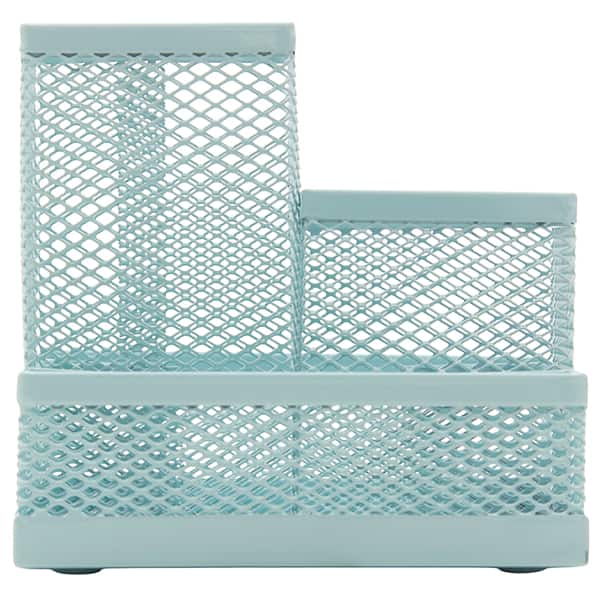 Organizador de mesa aramado verde pastel B83-318 Spiral Office PT 1 UN