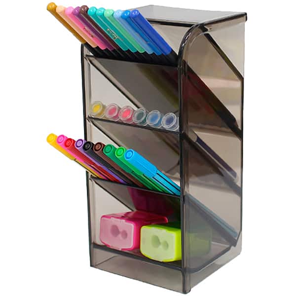 Organizador de mesa diagonal fumê 10330116 Maxcril CX 1 UN