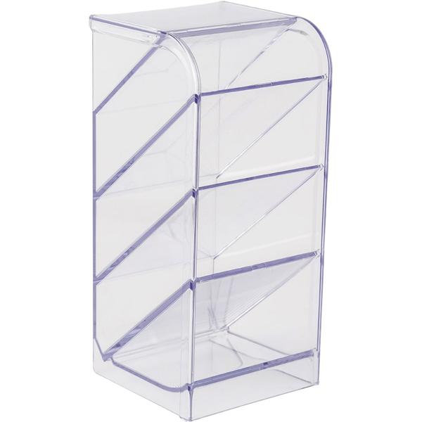 Organizador de mesa diagonal, Cristal, 10330018, Waleu - CX 1 UN