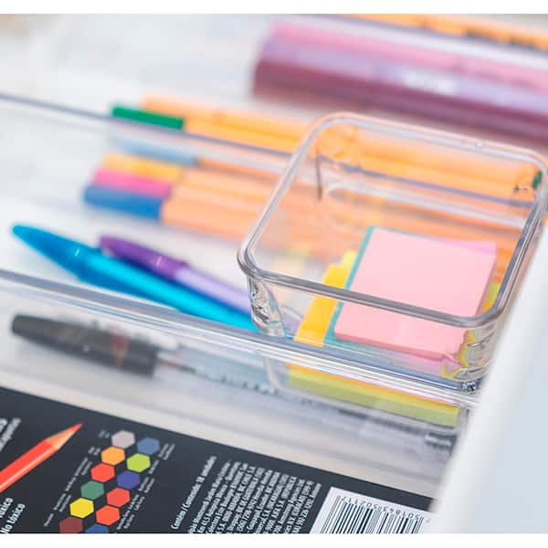 Organizador de gaveta Clear Multi, 7,5x7,5x5,4cm, OR45020, Ordene - PT 1 UN
