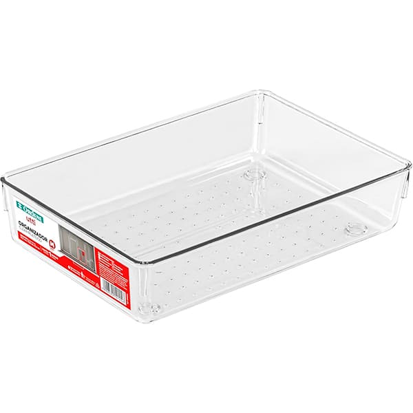 Organizador de gaveta Clear Multi, 23,2x15,6x5,4cm, OR45031, Ordene - PT 1 UN