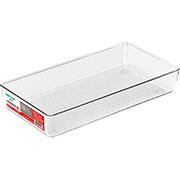 Organizador de gaveta Clear Multi, 30,5x15,6x5,4cm, OR45032, Ordene - PT 1 UN Organizador de gaveta Clear Multi, 30,5x15,6x5,4cm, OR45032, Ordene - PT 1 UN