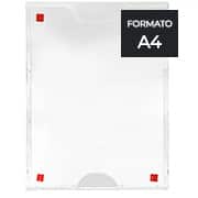 Quadro de aviso A4, Rígido, 0538, Dello - PT 1 UN Quadro de aviso A4, Rígido, 0538, Dello - PT 1 UN