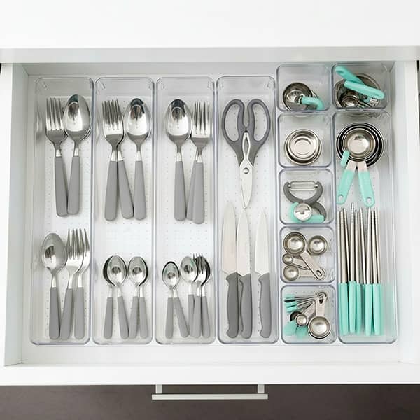 Organizador Multiuso, 8,5 x 19,5 x 24,5 cm, Cristal, UD020012, Dello - PT 1 UN Organizador Multiuso, 8,5 x 19,5 x 24,5 cm, Cristal, UD020012, Dello - PT 1 UN