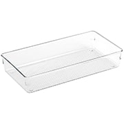 Organizador Multiuso 17 x 18,5 x 24,5cm, Cristal, UD020015, Dello - PT 1 UN