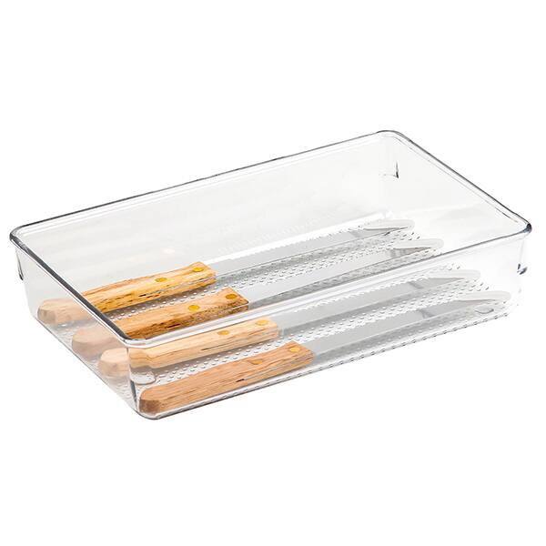Organizador Multiuso 17 x 20 x 32cm, Cristal, UD020016, Dello - PT 1 UN Organizador Multiuso 17 x 20 x 32cm, Cristal, UD020016, Dello - PT 1 UN