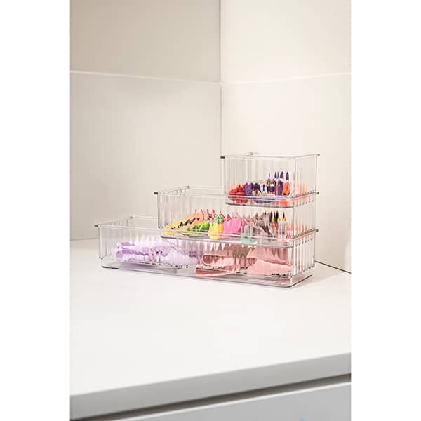 Organizador de gaveta, 16 x 16 x 5cm, New Retrô, 10258/3009, Brinox - PT 1 UN Organizador de gaveta, 16 x 16 x 5cm, New Retrô, 10258/3009, Brinox - PT 1 UN