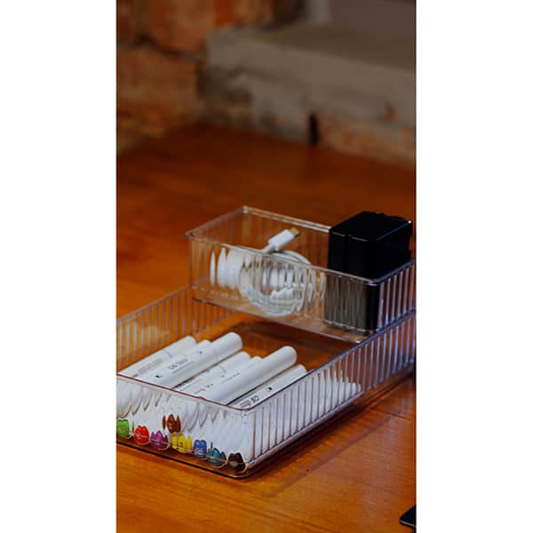 Organizador de gaveta, 24 x 16 x5 cm, New Retrô, 10255/3009, Brinox - PT 1 UN Organizador de gaveta, 24 x 16 x5 cm, New Retrô, 10255/3009, Brinox - PT 1 UN