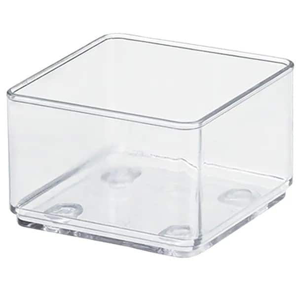 Organizador Multiuso Cristal, 250ml, 8cm x 8cm x 5cm, 3293, ARTHI - PT 1 UN