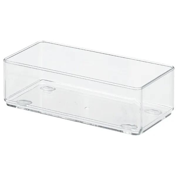 Organizador Multiuso Cristal, 500ml, 16cm x 8cm x 5cm, 3294, ARTHI - PT 1 UN