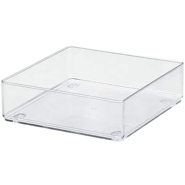 Organizador Multiuso Cristal, 1L, 16cm x 16cm x 5cm, 3297, ARTHI - PT 1 UN