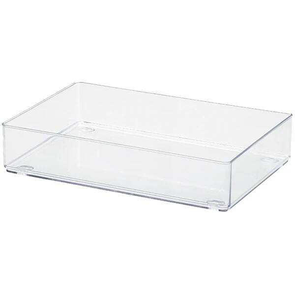 Organizador Multiuso Cristal, 1,5L, 24cm x 16cm x 5,4cm, 3298, ARTHI - PT 1 UN