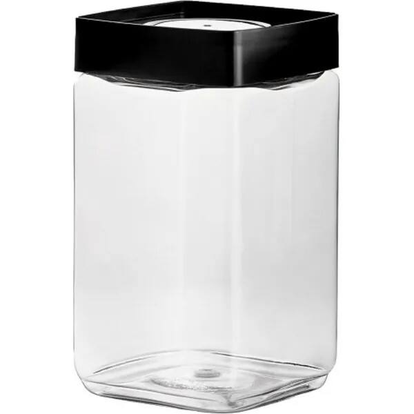 Pote Organizador Multiuso, 450ml, Tampa Preta, 6679452002, Igaratiba - PT 1 UN Pote Organizador Multiuso, 450ml, Tampa Preta, 6679452002, Igaratiba - PT 1 UN