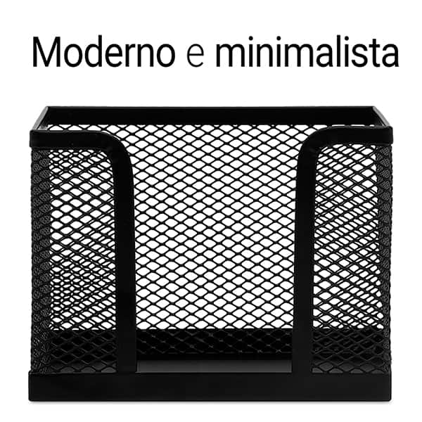 Porta lembrete aramado preto B83124 Spiral Office PT 1 UN