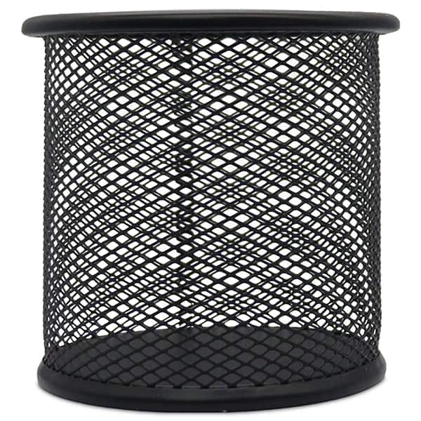 Porta lápis aramado preto B8802 Spiral Office PT 1 UN