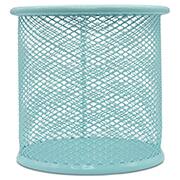 Porta lápis aramado verde pastel B8802 Spiral Office PT 1 UN