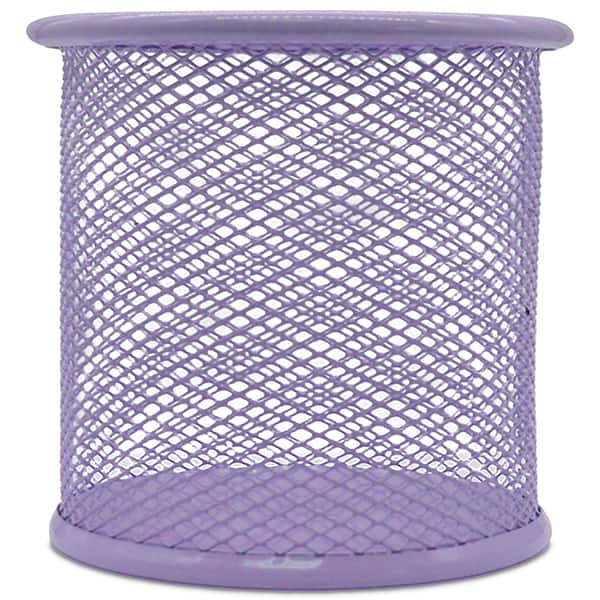 Porta lápis aramado lilás pastel B8802 Spiral Office PT 1 UN