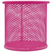 Porta lápis aramado rosa B8802 Spiral Office PT 1 UN
