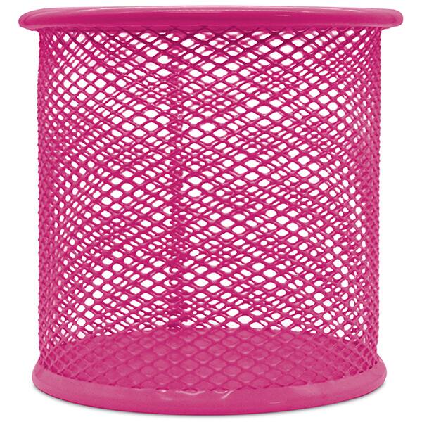 Porta lápis aramado rosa B8802 Spiral Office PT 1 UN Porta lápis aramado rosa B8802 Spiral Office PT 1 UN