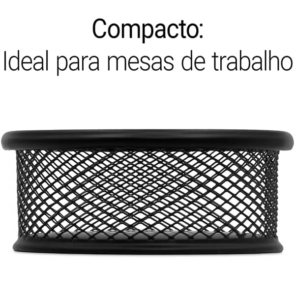 Porta clips aramado preto B8802-025 Spiral Office PT 1 UN