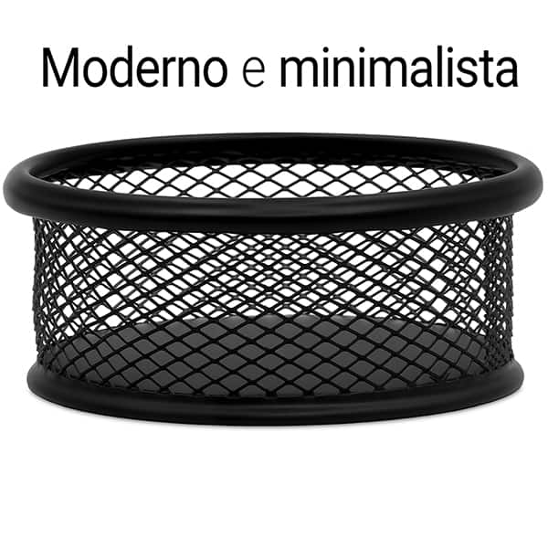 Porta clips aramado preto B8802-025 Spiral Office PT 1 UN