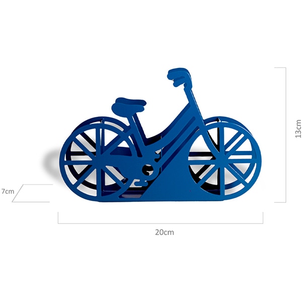 Porta lápis de aço, Duplo, Bicicleta Azul, 10273018, Geguton - PT 1 UN