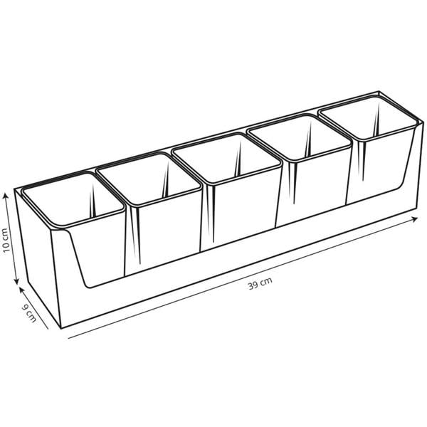 Kit Organizador Mundo Da Lua com 05 Porta Objetos Azul e Verde + Adesivos Divertidos, Dello - PT 1 UN