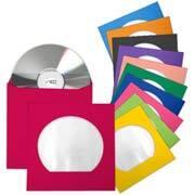 Envelope p/Cd /dvd 126x126mm colorido c/janela Celucat CX 500 UN