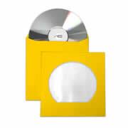 Envelope p/Cd /dvd 126x126mm amarelo c/janela Celucat BT 10 UN Envelope p/Cd /dvd 126x126mm amarelo c/janela Celucat BT 10 UN