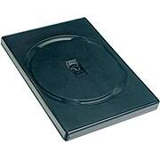 Capa p/Dvd em plástico preta Levox Comercial de F PT 5 UN