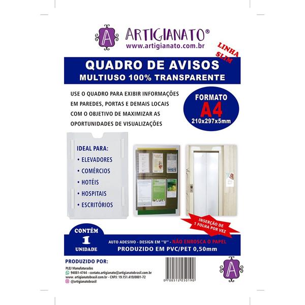 Quadro de Aviso Magnético A4 109 Artigianato PT 1 UN