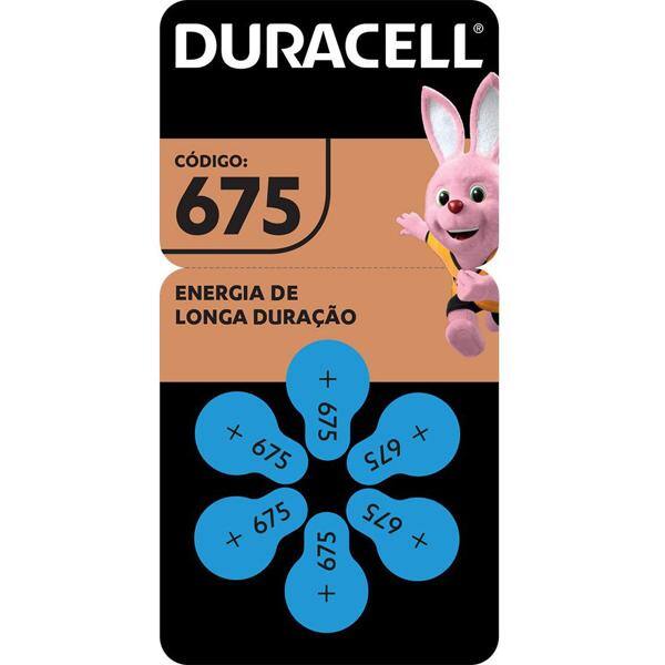 Pilha auditiva Duracell 675 - BT 6 UN