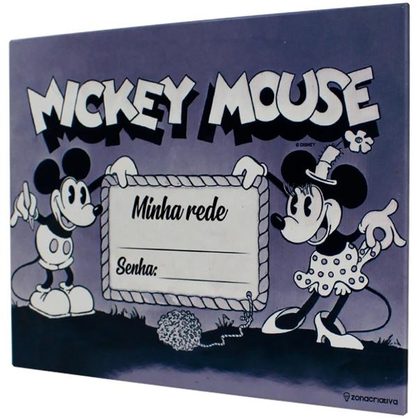 Painel Metálico 26x19 Disney Mickey & Disney Minnie, 81863, Zona Criativa - PT 1 UN