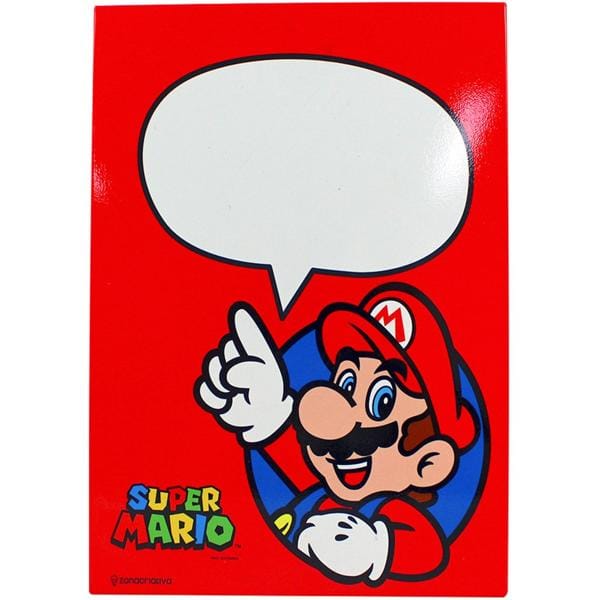 Painel metálico 26x19 Super Mario 10081864 Zona Criativa PT 1 UN