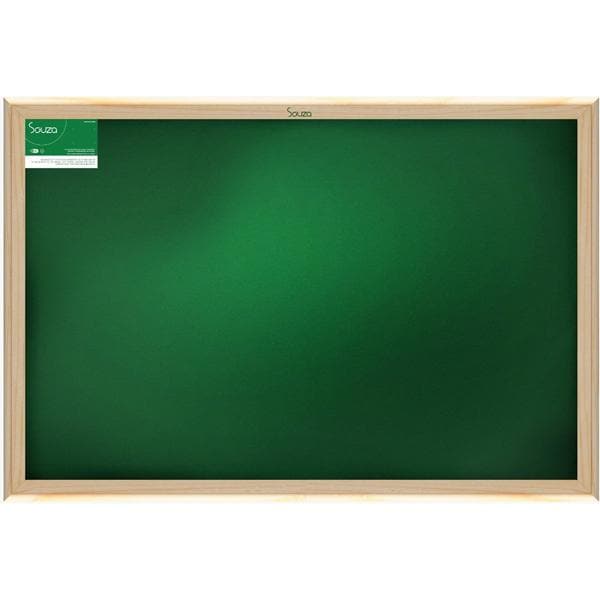 Quadro escolar 80x60cm verde 22081 Souza & Cia PT 1 UN