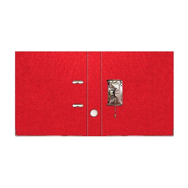 Registrador A/Z com visor A4 LE pokf, Vermelho, Spiral - PT 1 UN