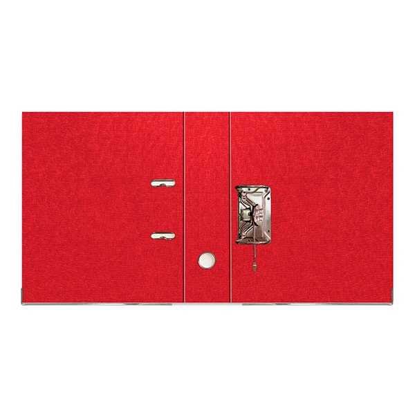 Registrador A/Z com visor A4 LL pokf, Vermelho, Spiral - PT 1 UN