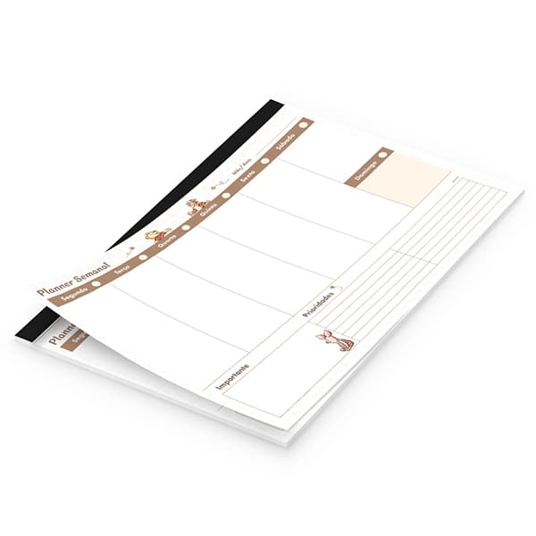 Planner de Mesa Semanal 60 Folhas, Ursinho Pooh, 2751297, Spiral Pooh - PT 1 UN Planner de Mesa Semanal 60 Folhas, Ursinho Pooh, 2751297, Spiral Pooh - PT 1 UN