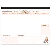 Planner de Mesa Semanal 60 Folhas, Ursinho Pooh, 2636256, Spiral Pooh - PT 1 UN Planner de Mesa Semanal 60 Folhas, Ursinho Pooh, 2636256, Spiral Pooh - PT 1 UN