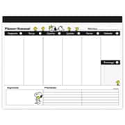 Planner de Mesa Semanal 60 Folhas, Snoopy, 2635747, Spiral Sno - PT 1 UN Planner de Mesa Semanal 60 Folhas, Snoopy, 2635747, Spiral Sno - PT 1 UN