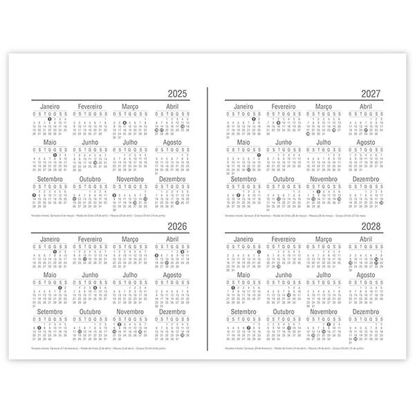 Planner semanal 214x280mm 60fls Stitch 2635754 Spiral Ds PT 1 UN