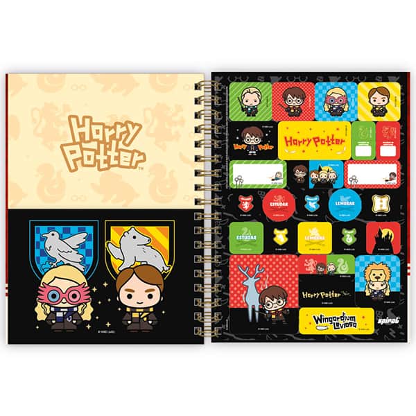 Planner colegial 174x240mm HP Charms c/esp. 2635761 Spiral Hpc PT 1 UN