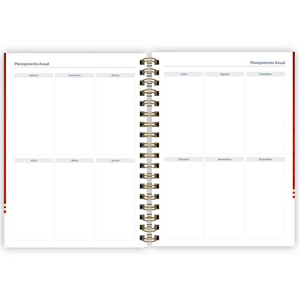 Planner colegial 174x240mm HP Charms c/esp. 2635761 Spiral Hpc PT 1 UN