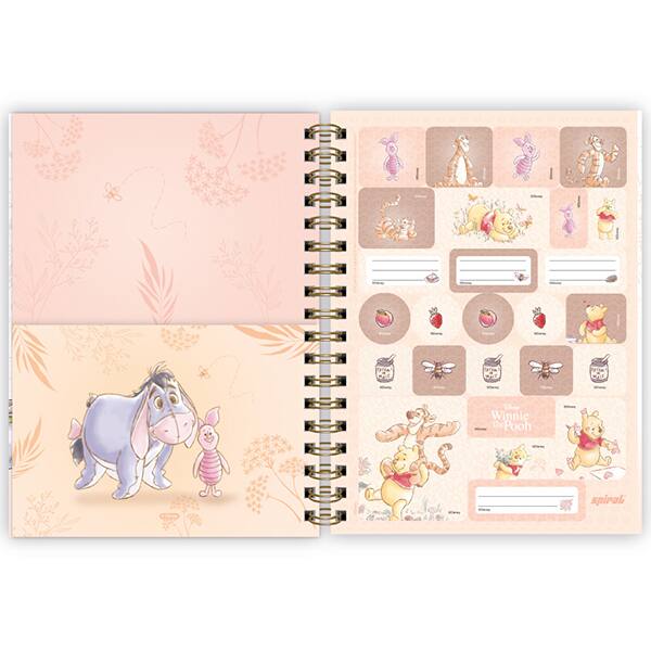 Planner Colegial 2026, Pooh, 80 Folhas com espiral, 2635778, Spiral Pooh - PT 1 UN